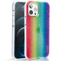 Kingxbar Kingxbar Ombre Case Back Cover for iPhone 12 Pro Max multicolour