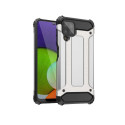 Hurtel Hybrid Armor Case Tough Rugged Cover for Samsung Galaxy A22 4G silver