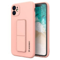 Wozinsky Wozinsky Kickstand Case Silicone Stand Cover for Samsung Galaxy A32 4G Pink
