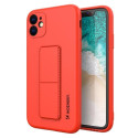 Wozinsky Wozinsky Kickstand Case Silicone Stand Cover for Samsung Galaxy A32 4G Red