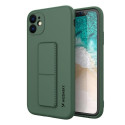 Wozinsky Wozinsky Kickstand Case Silicone Stand Cover for Samsung Galaxy A72 4G Dark Green