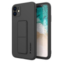 Wozinsky Wozinsky Kickstand Case Silicone Stand Cover for Samsung Galaxy A72 4G Black