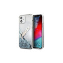 Guess Guess GUHCP12SGLVSBL iPhone 12 mini 5.4" blue/blue hardcase Glitter Vintage Script