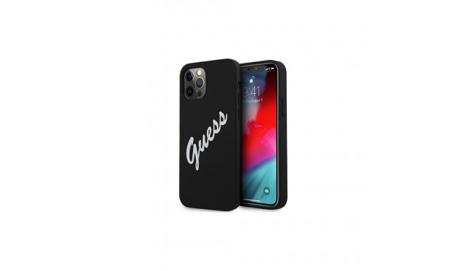Guess Guess GUHCP12LLSVSBW iPhone 12 Pro Max 6.7" black/white hardcase Silicone Vintage