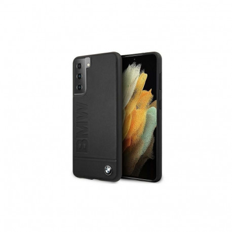 BMW BMW Signature Logo Imprint Case for Samsung Galaxy S21+ - Black