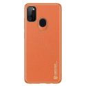Dux Ducis Dux Ducis Yolo elegant case made of soft TPU and PU leather for Samsung Galaxy M30s orange