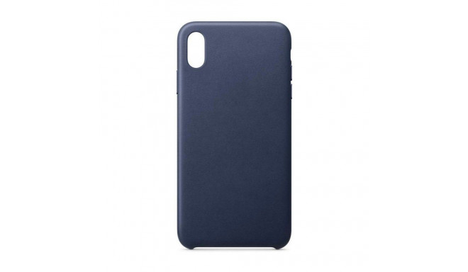 Hurtel ECO Leather case cover for iPhone 12 Pro Max navy blue