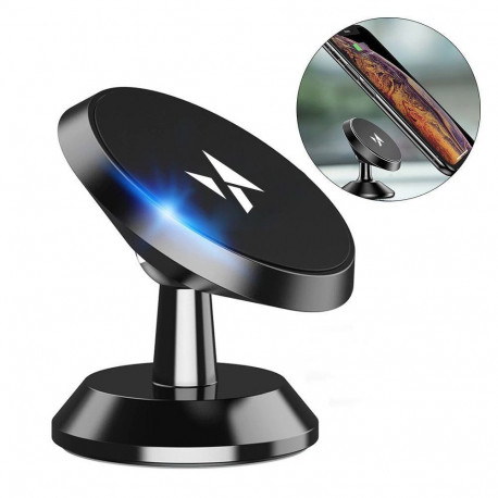 Wozinsky Wozinsky Magnetic Car Mount for Dashboard 360 Self-Adhesive Black (WMH-05)