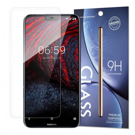 Hurtel Tempered Glass 9H Screen Protector for Nokia 6.1 Plus / Nokia X6 2018 (packaging envelope)