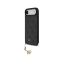 Guess Apple iPhone 17 Air Tone on Tone 4G Charm Case Gray