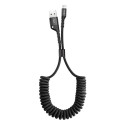 Baseus Baseus Fish Eye spring USB-A / Lightning 2A cable 1m - black