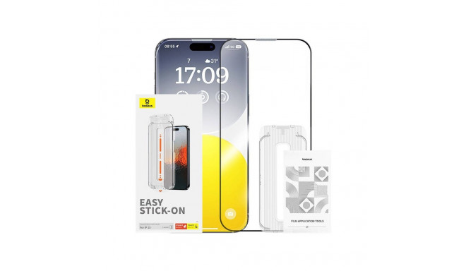 Baseus Sapphire Tempered Glass Baseus 0.3mm for iPhone 15