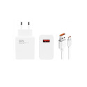 Xiaomi - Xiaomi MDY-14-EL USB-A 33W Charger + Data Cable USB-C 6A White (Bulk)