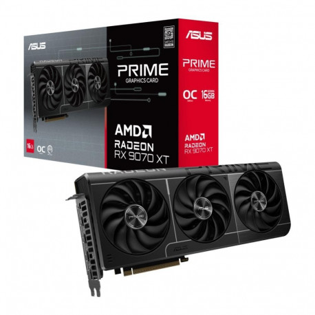 Asus Graphics Card||AMD Radeon RX 9070 XT|16 GB|GDDR6|256 bit|PCIE 5.0 16x|Triple slot Fansink|1xHDM