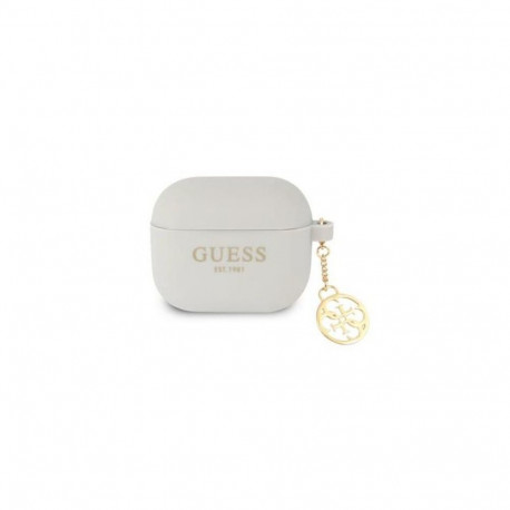 Guess Apple Charms Silicone Case for Airpods 3 Grey