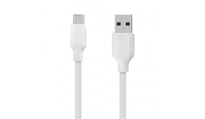 - OBAL:ME Simple USB-A/USB-C Cable 1m White