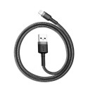 Baseus CABLE LIGHTNING TO USB 0.5M/GRAY/BLACK CALKLF-AG1