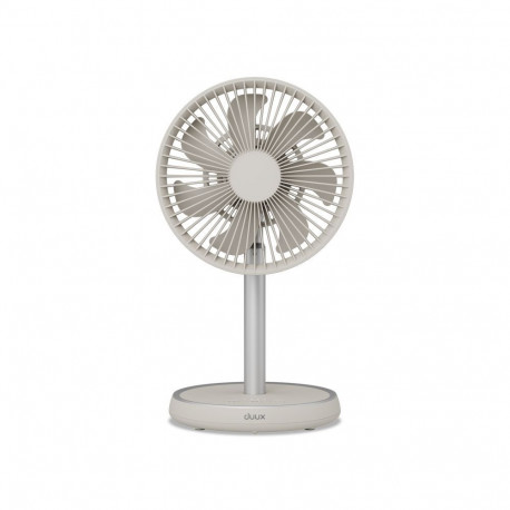 Duux Fan | Rize Flex | Stand Fan | Greige | Diameter 21 cm | Number of speeds 4 | Oscillation | 10 W