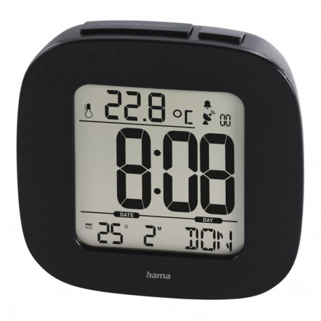 Hama Hama 00186373 RC 45 Alarm Clock Black