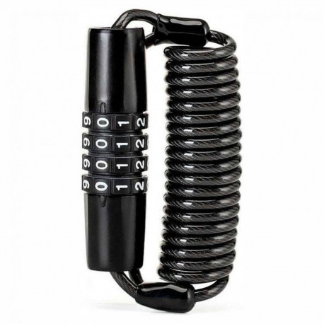 Rockbros Rockbros T609 bicycle lock with 1.5 m combination - black