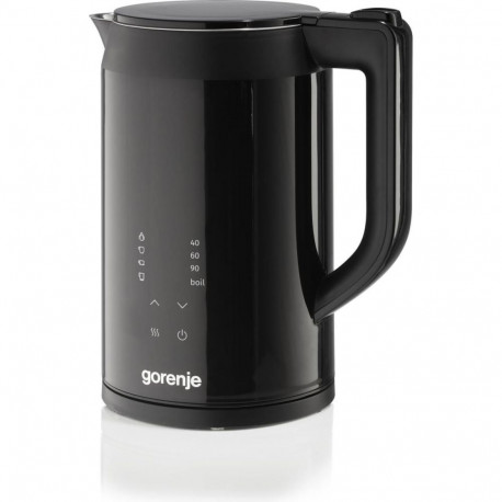 GORENJE Kettle | K17DWDII | Electric | 2200 W | 1.7 L | Stainless Steel | 360 rotational base | Blac