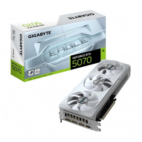 Gigabyte Graphics Card||NVIDIA GeForce RTX 5070|12 GB|GDDR7|192 bit|PCIE 5.0 16x|GPU 2587 MHz|Triple