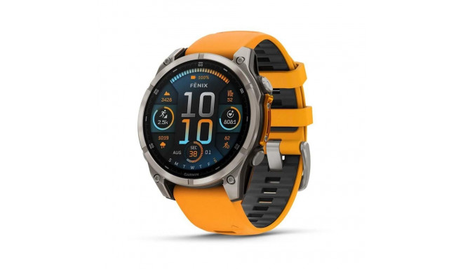 Garmin SMARTWATCH FENIX 8 SAPPHIRE/ORANGE 010-02904-11