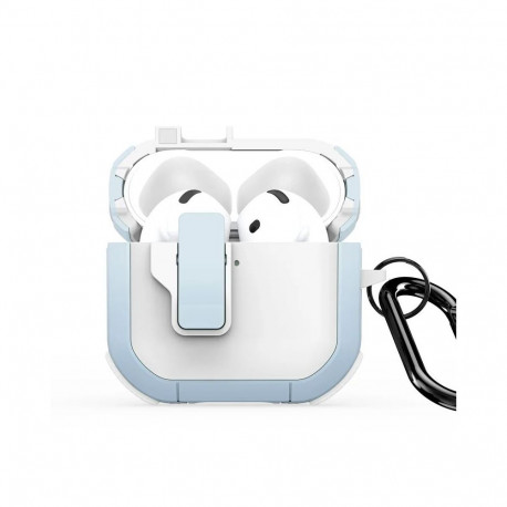 Dux Ducis - AirPods 4 PECP Series PC+TPU Cover with Hook White Blue