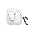 Dux Ducis - AirPods 4 PECP Series PC+TPU Cover with Hook White