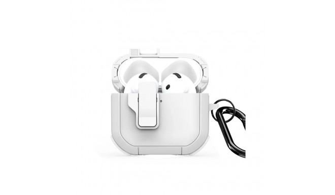 Dux Ducis - AirPods 4 PECP Series PC+TPU Cover with Hook White