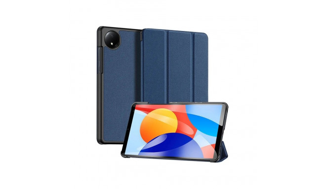 Dux Ducis Xiaomi Redmi Pad SE 8.7 Domo Series Tri-fold Stand PU Leather Tablet Cover Blue