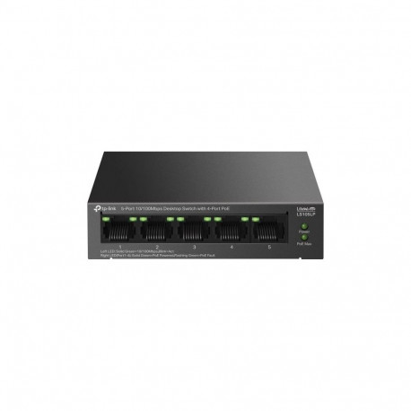 TP-Link LS105LP 5-Port 10/100 Mbps Desktop Switch with 4-Port PoE