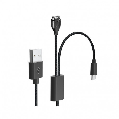 Tactical - Tactical USB Charging and Data 2in1 Cable for Garmin Fenix 7 + USB-C
