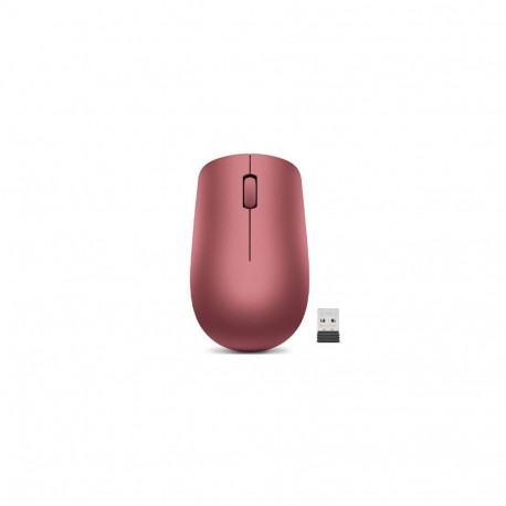 Lenovo 530 Wireless mouse, 2.4 GHz Wireless via Nano USB, Cherry Red