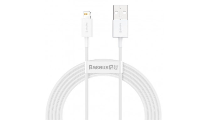Baseus Baseus Superior USB - Lightning 2.4A 2 m cable White (CALYS-C02)
