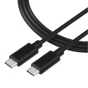 Tactical - Tactical Smooth Thread Cable USB-C/USB-C 0.3m Black