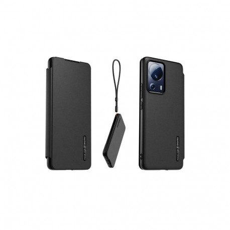 Xiaomi - 13 Lite with Necklace Book Case Black