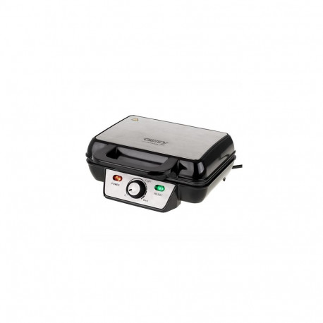Camry Waffle Maker CR 3046 1600 W, Number of pastry 2, Belgium, Black/Stainless Steel