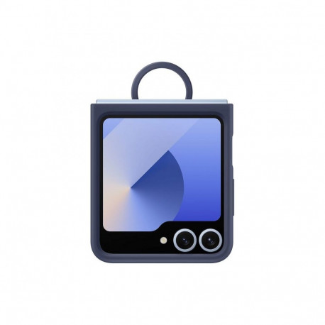 Samsung - EF-PF741TNE Samsung Silicone Cover with Ring for Galaxy Z Flip 6 Navy