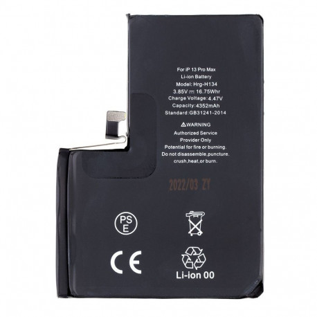 - Battery for iPhone 13 Pro Max 4352mAh Li-Ion (Bulk)