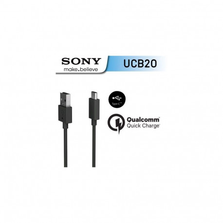 - UCB-20 Sony USB-C Data Cable 3A 1m Black (Bulk)