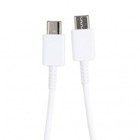 Samsung - EP-DN980BWE Samsung USB-C/USB-C Data Cable 1m White (Bulk)