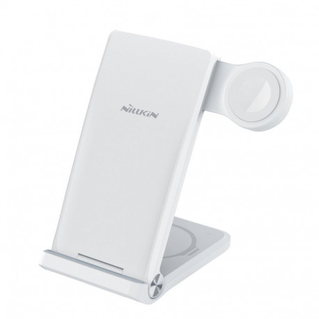 Nillkin - Nillkin PowerTrio 3in1 Wireless Charger for Apple Watch White (MFI)