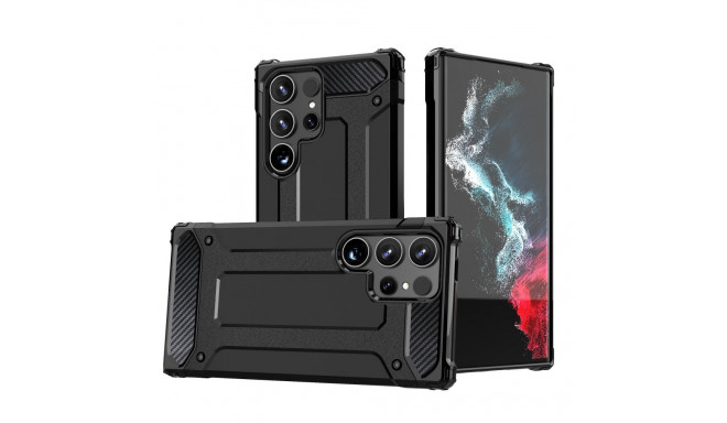 Hurtel - Hybrid Armor case for Samsung Galaxy S24 Ultra armored - black