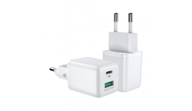 Joyroom Joyroom wall charger (EU plug) USB / USB Type C 30W Power Delivery QuickCharge 3.0 AFC FCP w