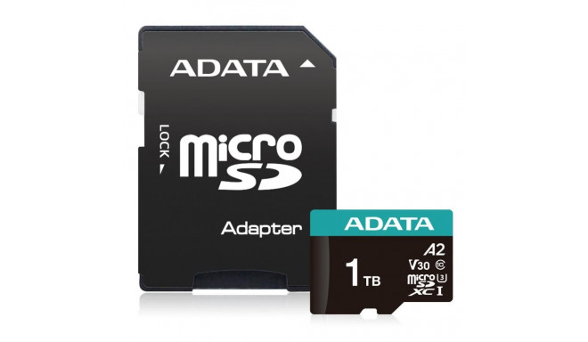 ADATA MEMORY MICRO SDXC 1TB W/AD./AUSDX1TUI3V30SA2-RA1