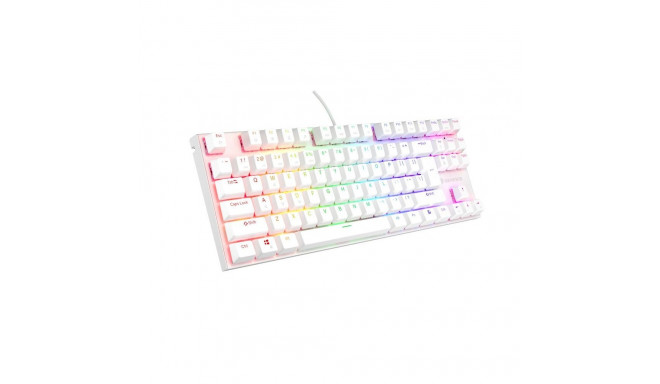 Genesis THOR 303 | Mechanical Gaming Keyboard | Wired | US | White | USB Type-A | Outemu Peach Silen
