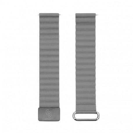 Connect 22mm Cortical back buckle magnetic suction Watch Straps (130mm M/L) Space Gray