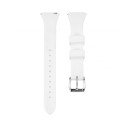 Connect 22mm T-buckle Silicone Loop Watch Strap (130mm M/L) White