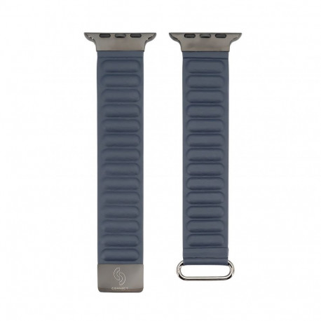 Connect Watch 38/40/41mm cortical back buckle magnetic suction Watch Straps Indigo Blue